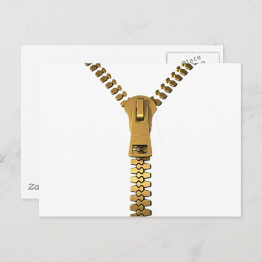 Giant Zipper Briefkaart (Voorkant / Achterkant)