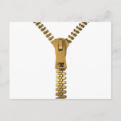 Giant Zipper Briefkaart (Voorkant)