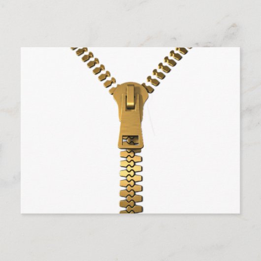 Giant Zipper Briefkaart (Voorkant)
