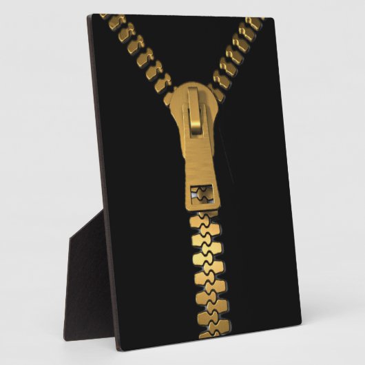 Giant Zipper Plaque (3) maten Fotoplaat (Zijkant)