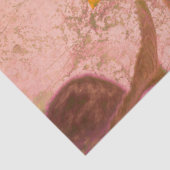 Giant  Zonnebloem Roze Gele Textuur Tissuepapier (Detail)