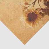 Giant  zonnebloemen Sepia Decoupage Art Tissuepapier (Detail)