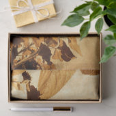 Giant  zonnebloemen Sepia Decoupage Art Tissuepapier (Geschenk)