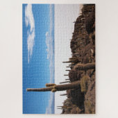 Giante cactus bij de Salar de Uyuni in Bolivia Legpuzzel (Verticaal)
