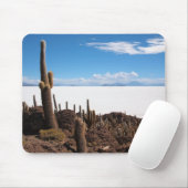 Giante cactus bij de Salar de Uyuni mousepad Muismat (Met muis)