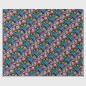 Giante eiwitten en Oranje Rozen Cadeaupapier (Vlak)