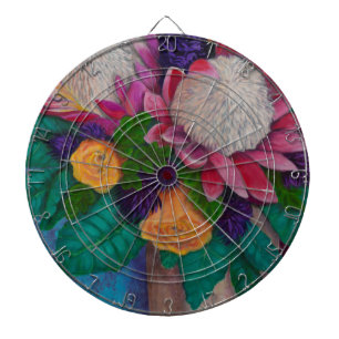 Giante eiwitten en Oranje Rozen Dartbord