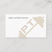 Giante logo barbell visitekaartje (Voorkant)