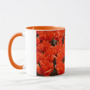 Giante oranje tulpen mok