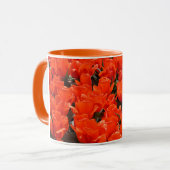 Giante oranje tulpen mok (Voorkant links)