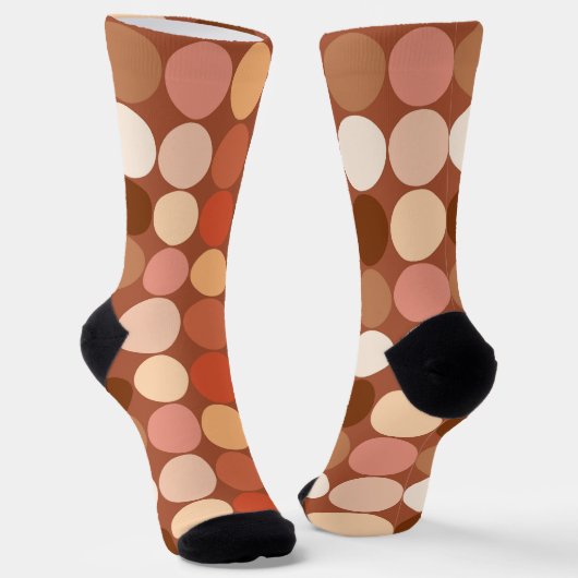 Giante Stippen uit de middeleeuwen, Chocolate Brow Sokken (Gebogen)