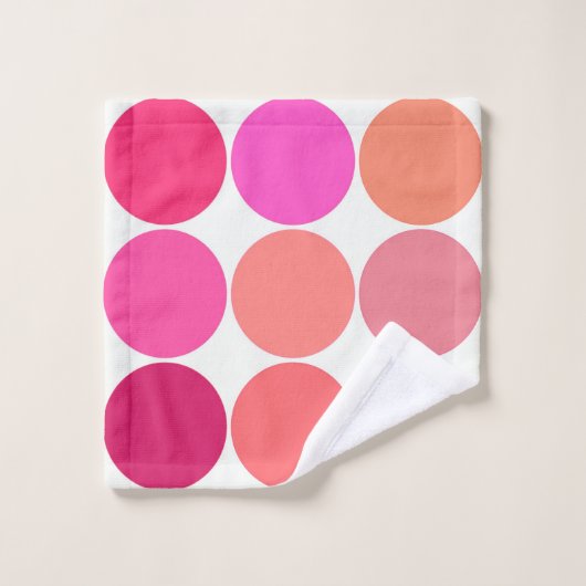 Giante Stippen uit de middeleeuwen, Fuchsia Pink e Bad Handdoek (Wasdoekje)