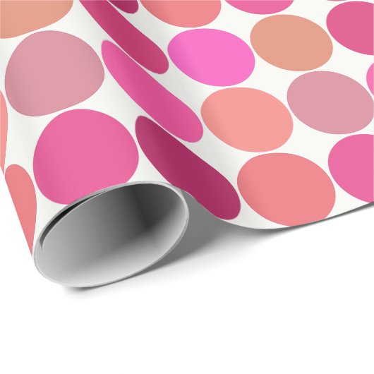 Giante Stippen uit de middeleeuwen, Fuchsia Pink e Cadeaupapier (Rol Hoek)