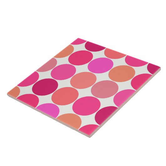 Giante Stippen uit de middeleeuwen, Fuchsia Pink e Tegeltje (Zijkant)