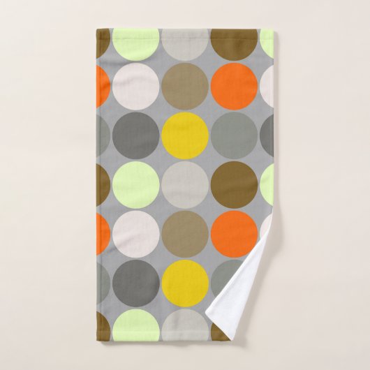 Giante Stippen uit de middeleeuwen, grijs, goud en Bad Handdoek (Handdoek)