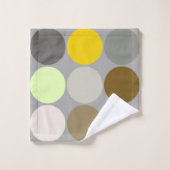 Giante Stippen uit de middeleeuwen, grijs, goud en Bad Handdoek (Wasdoekje)