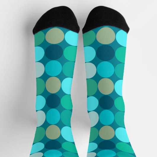 Giante Stippen uit de middeleeuwen, Turquoise, Aqu Sokken (Top)