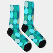 Giante Stippen uit de middeleeuwen, Turquoise, Aqu Sokken (Rechts)