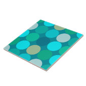 Giante Stippen uit de middeleeuwen, Turquoise, Aqu Tegeltje (Zijkant)