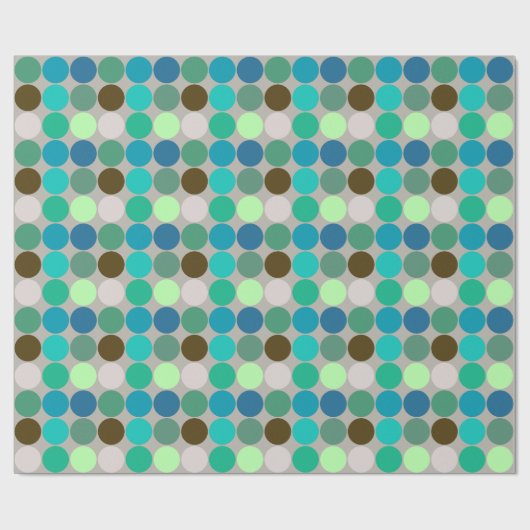 Giante Stippen uit de middeleeuwen, Turquoise en G Cadeaupapier (Vlak)