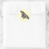Giante Swallowtail Butterfly-stickers Ronde Sticker (Tas)