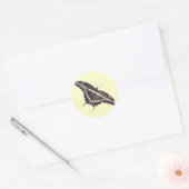 Giante Swallowtail Butterfly-stickers Ronde Sticker (Envelop)