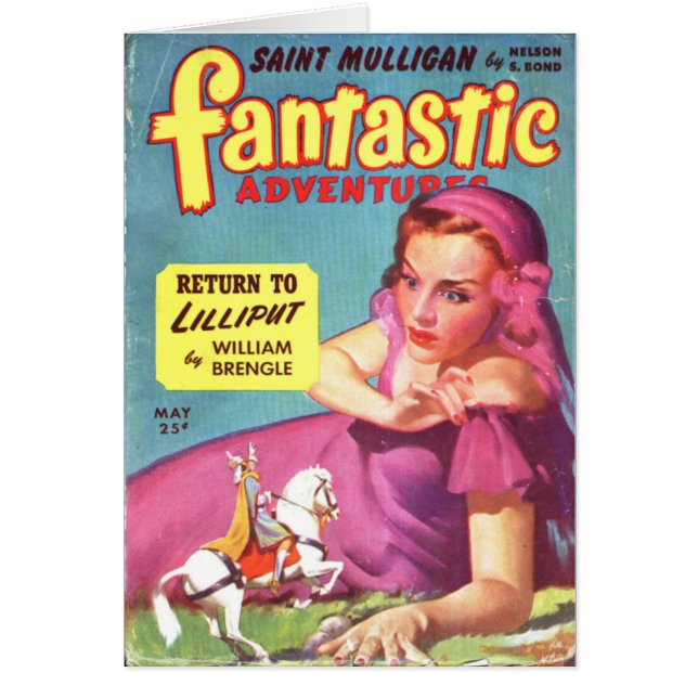 Giantess in een lavender Dress (Voorkant)