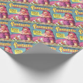 Giantess in een lavender Dress Cadeaupapier (Hoek)