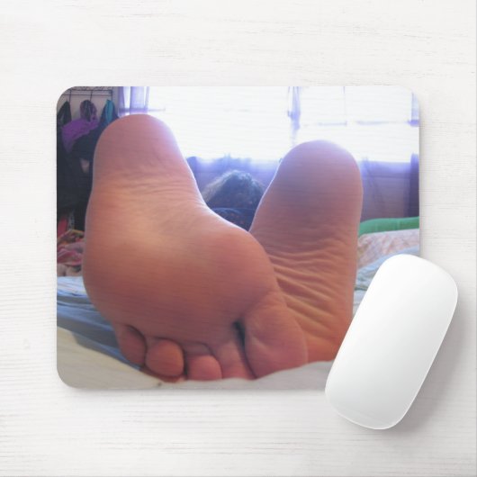 Giantess voetmousepad muismat (Met muis)