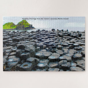 Giant's Causeway Antrim Ierland. Jigzaag Puzzle Legpuzzel