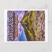 GIANT'S CAUSEWAY - ANTRIM NORTHERN IERLAND VK BRIEFKAART (Voorkant)