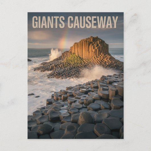 Giants Causeway Feestdagenkaart (Voorkant)