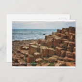 Giants Causeway, Ierland, Briefkaart (Voorkant / Achterkant)
