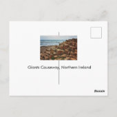 Giants Causeway, Ierland, Briefkaart (Achterkant)