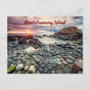 Giant's Causeway Ierland gestileerd Briefkaart