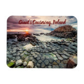 Giant's Causeway Ierland gestileerd Magneet (Horizontaal)