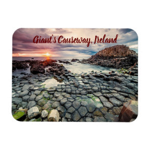 Giant's Causeway Ierland gestileerd Magneet