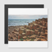 Giants Causeway, Ireland, Magnetic Kaart (Voorkant / Achterkant)