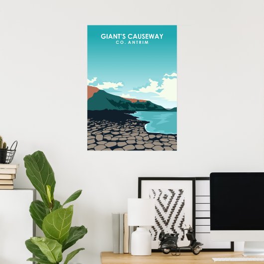 Giant's Causeway Ireland Poster (Thuiskantoor)