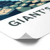 Giant's Causeway Ireland Reisprint Poster (Hoek)