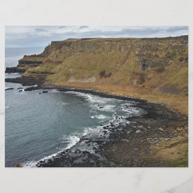 Giant's Causeway Ireland Scrapbook Paper (Voorkant)