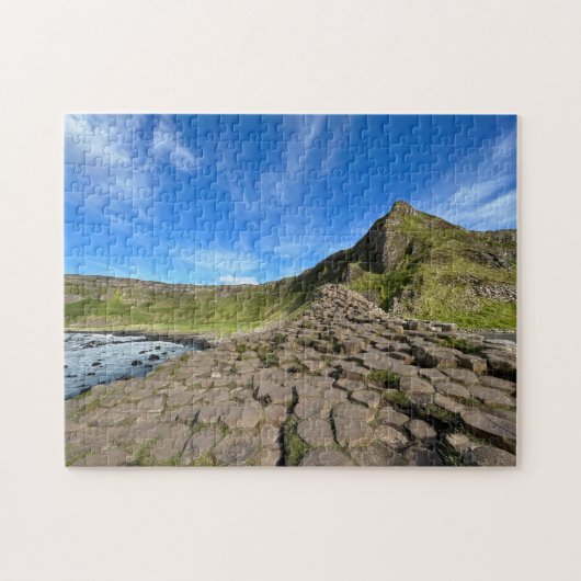 Giants Causeway met Blue Sky in Northern Ireland Legpuzzel (Horizontaal)