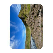 Giants Causeway met Blue Sky in Northern Ireland Magneet (Verticaal)