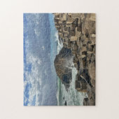 Giants Causeway + Moody Sky in Northern Ireland Legpuzzel (Verticaal)