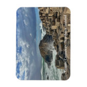 Giants Causeway + Moody Sky in Northern Ireland Magneet (Verticaal)