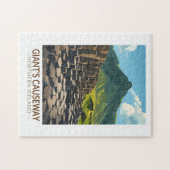Giant's Causeway Noord-Ierland Illustratie Legpuzzel (Horizontaal)