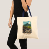Giant's Causeway Noord-Ierland Illustratie Tote Bag (Voorkant (product))
