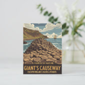  Giants Causeway Noord-Ierland Reizen Briefkaart (Staand voorkant)