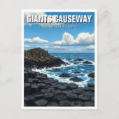 Giants Causeway Noord-Ierland Reizen Briefkaart (Voorkant)
