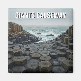 Giants Causeway Noord-Ierland Travel Sunset Magneet